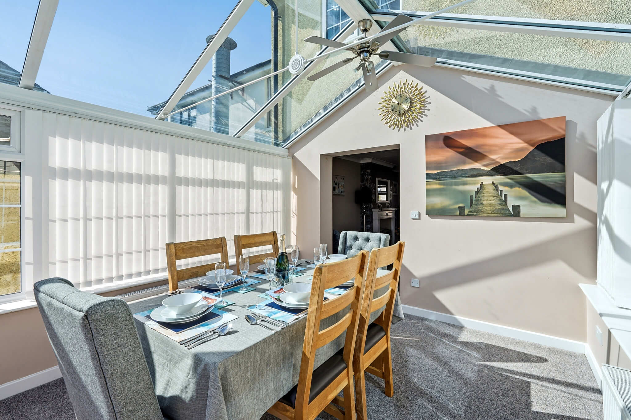 Silver Seas conservatory dining space